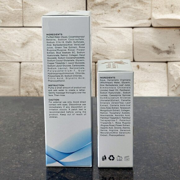 🩵💛Blue Copper Peptide Facial Cleanser + Super Renewal Serum Bundle - NIB! - Picture 6 of 7